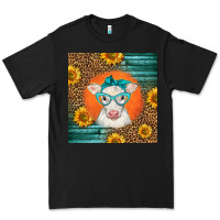 Black charolais cow Premium Tee - LillyAllenDesigns