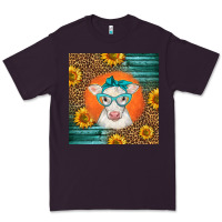 Plum charolais cow Premium Tee - LillyAllenDesigns