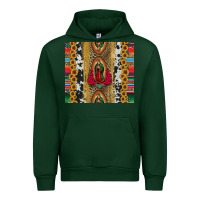 Forest Green lady of Guadalupe Urban Hoodie - Jasminsmagicworld
