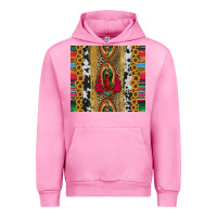 Fuchsia Pink lady of Guadalupe Urban Hoodie - Jasminsmagicworld