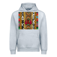 Heather Grey lady of Guadalupe Urban Hoodie - Jasminsmagicworld