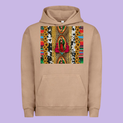 Lady Of Guadalupe Urban Hoodie Designed By Jasminsmagicworld