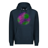 Navy halloween leopard patch Premium Hoodie - BundleAndBundleShop