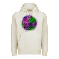 Oatmeal Heather halloween leopard patch Premium Hoodie - BundleAndBundleShop