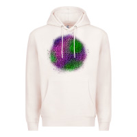 Pale Pink halloween leopard patch Premium Hoodie - BundleAndBundleShop