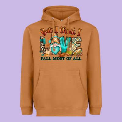 Heavyweight Hoodie But i think i love Fall most of all gnome