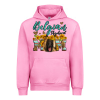 Fuchsia Pink belgian shepherd mom Urban Hoodie - Artiststas