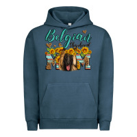 Pigment Midnight Navy belgian shepherd mom Urban Hoodie - Artiststas