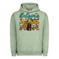 Pigment Oil Green belgian shepherd mom Urban Hoodie - Artiststas