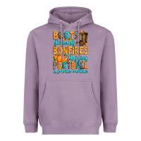 Lavender Boots flannels bonfires leggins American Football Heavyweight Hoodie - RanaPortraitStore