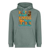 Sage Boots flannels bonfires leggins American Football Heavyweight Hoodie - RanaPortraitStore