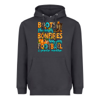 Smoke Boots flannels bonfires leggins American Football Heavyweight Hoodie - RanaPortraitStore