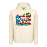 Sandshell puerto rico and flowers with frog Premium Hoodie - AdoDesignShop