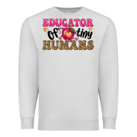 Dove Grey educator of tiny humans Premium Sweatshirt - texasbilliewilder