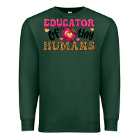Sports Green educator of tiny humans Premium Sweatshirt - texasbilliewilder