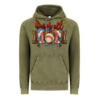 Vintage Olive baseball mom Vintage Hoodie - AdoDesignShop