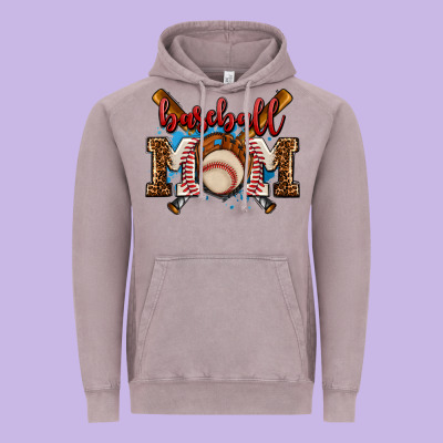 Baseball Mom Vintage Hoodie Designed By Adodesignshop