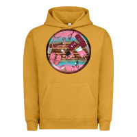 Pigment Peanut Butter nurse round earrings Urban Hoodie - BundleAndBundleShop