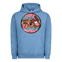 Pigment Pebble Blue nurse round earrings Urban Hoodie - BundleAndBundleShop