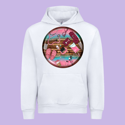 Nurse Round Earrings Urban Hoodie Designed By Bundleandbundleshop