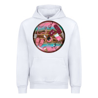 White nurse round earrings Urban Hoodie - BundleAndBundleShop