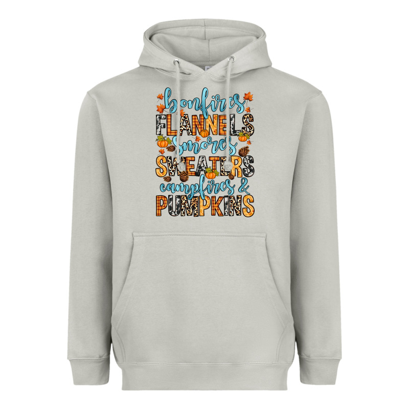 Bonfires Flannels Heavyweight Hoodie by RanaPortraitStore | Teevron