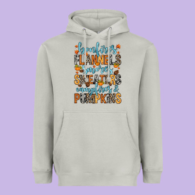Heavyweight Hoodie Bonfires flannels
