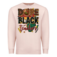 Pale Pink dope black teacher Premium Sweatshirt - texasbilliewilder