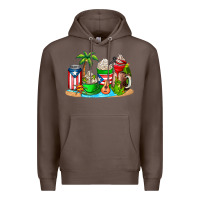 Coffee puerto rico coffee cups Premium Hoodie - AdoDesignShop