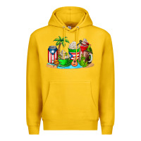 Lemon puerto rico coffee cups Premium Hoodie - AdoDesignShop