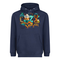 Navy Cozy season Fall Heavyweight Hoodie - RanaPortraitStore