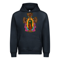 Navy our lady of guadalupe cross Urban Hoodie - JahusDesignShop