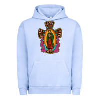 Pigment Grape Ice our lady of guadalupe cross Urban Hoodie - JahusDesignShop