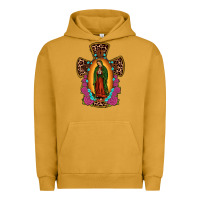 Pigment Peanut Butter our lady of guadalupe cross Urban Hoodie - JahusDesignShop