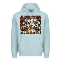 Blue Mist cowhide Premium Hoodie - AdoDesignShop