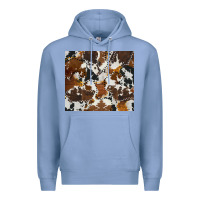 Colony Blue cowhide Premium Hoodie - AdoDesignShop
