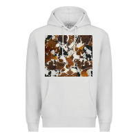 Dove Grey cowhide Premium Hoodie - AdoDesignShop
