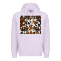 Lilac cowhide Premium Hoodie - AdoDesignShop