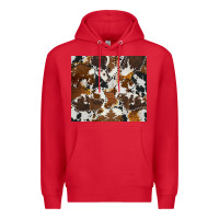Red cowhide Premium Hoodie - AdoDesignShop