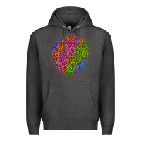 Charcoal Heather halloween leopard patch 5 Premium Hoodie - BundleAndBundleShop