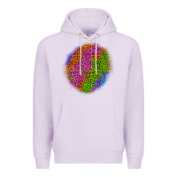 Lilac halloween leopard patch 5 Premium Hoodie - BundleAndBundleShop