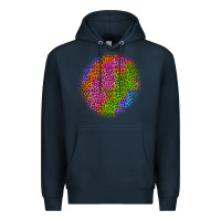 Navy halloween leopard patch 5 Premium Hoodie - BundleAndBundleShop