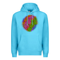 Ocean Blue halloween leopard patch 5 Premium Hoodie - BundleAndBundleShop