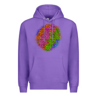 Purple halloween leopard patch 5 Premium Hoodie - BundleAndBundleShop
