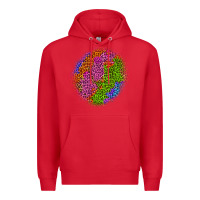 Red halloween leopard patch 5 Premium Hoodie - BundleAndBundleShop
