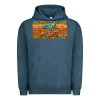 Pigment Midnight Navy wild west license plate Urban Hoodie - Artiststas