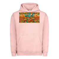 Pigment Salmon wild west license plate Urban Hoodie - Artiststas