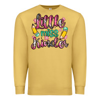 Antique Gold little miss kindergarten Premium Sweatshirt - Zillion Design Studio