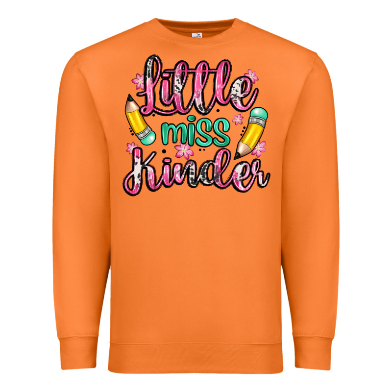 Little Miss Kindergarten Premium Sweatshirt by Zillion Design Studio | Teevron