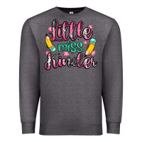 Charcoal Heather little miss kindergarten Premium Sweatshirt - Zillion Design Studio